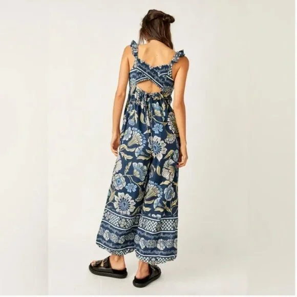 Free People Bali Albright Jumpsuit - NWOT - Picture 3 of 4